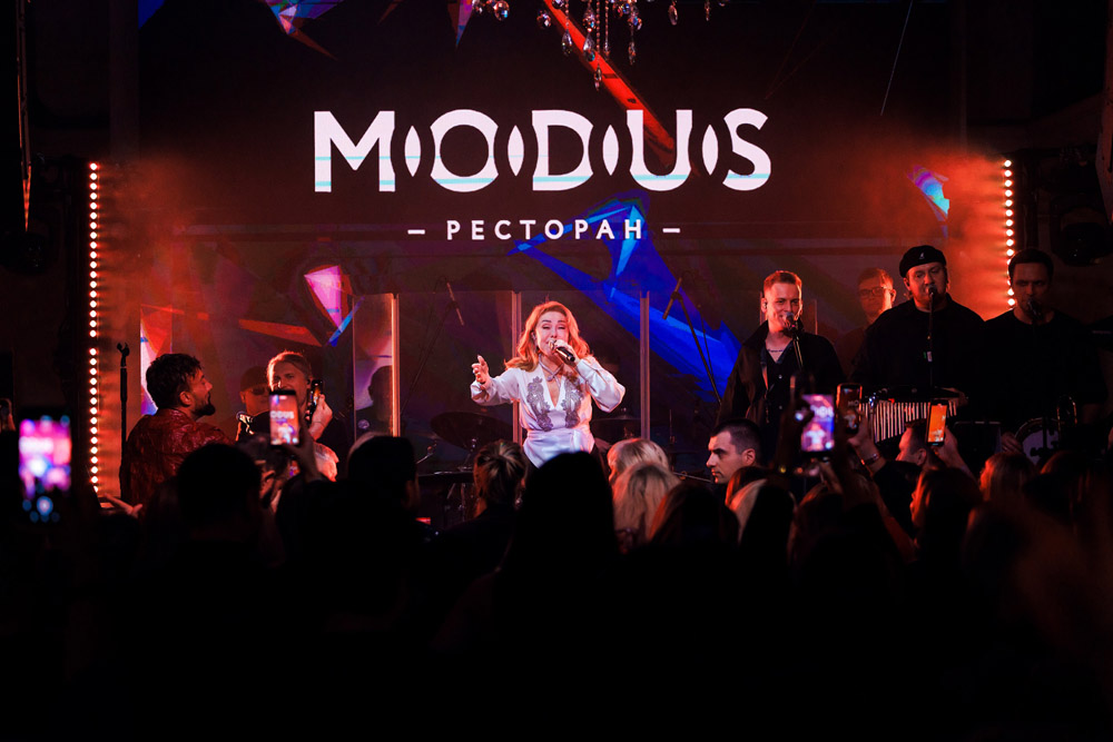 Любовь Успенская в ресторане Модус 16.10.26